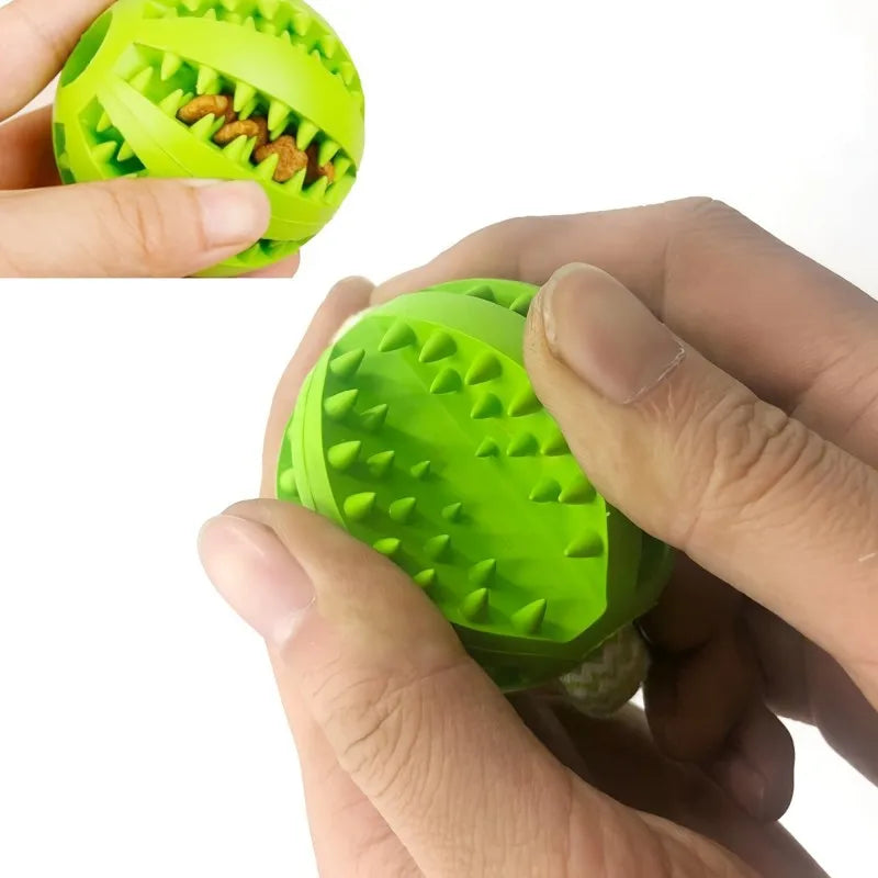 Interactive Dog Toy Tug Rope, Treat Dispenser Ball, Chew Toy for Large Breeds, Durable & Dental Health