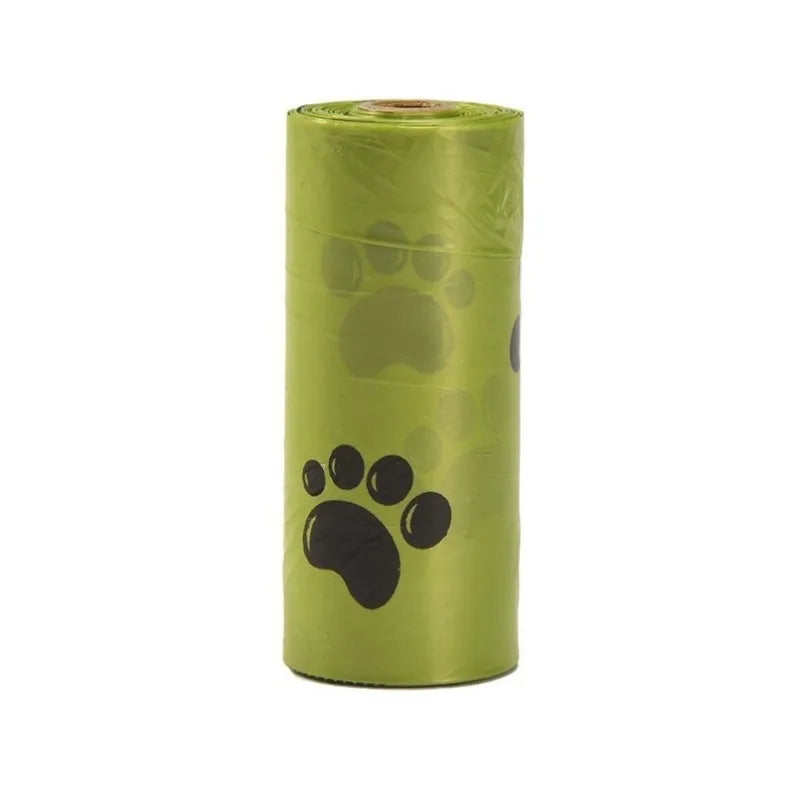 Biodegradable Pet Waste Bags , Extra Thick Poop Bags, Portable Roll with Dispenser