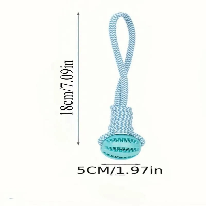 Interactive Dog Toy Tug Rope, Treat Dispenser Ball, Chew Toy for Large Breeds, Durable & Dental Health
