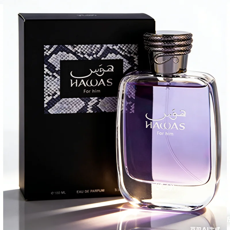 Rasasi Hawas Fire Men's EDP 100ml Masculine Aquatic Aromatic Fragrance Long Lasting Fresh Arabian Cologne