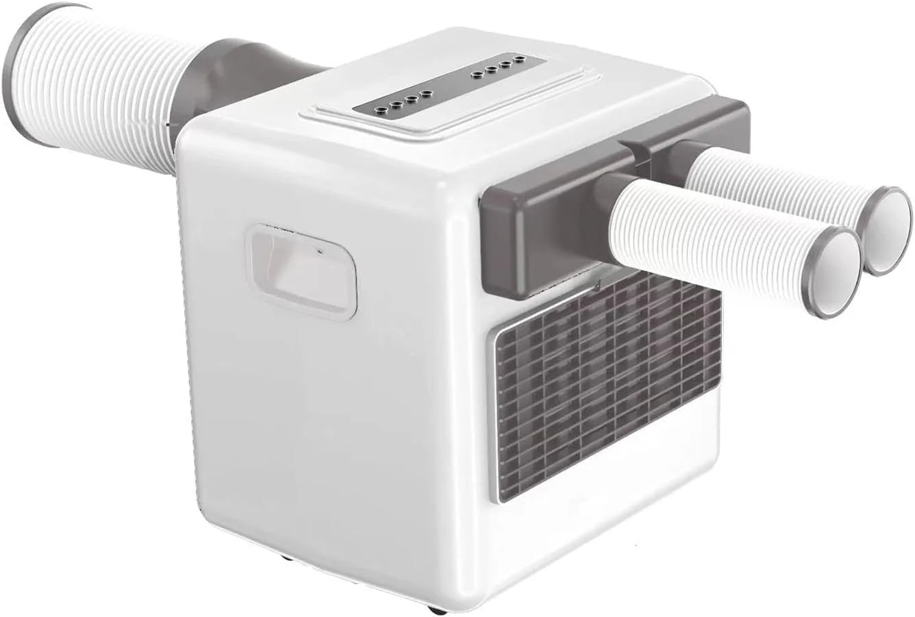 Portable Air Conditioners for Camping, Tent Air Conditioner, 3300BTU, 436W AC Unit Fast Cooling Down to 60°F, 3 Cooling Modes, 24 Hour Timer,