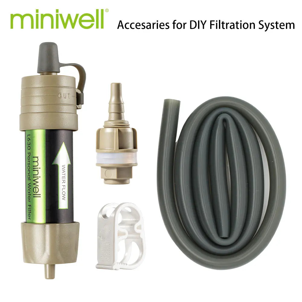 Mini well Portable Camping Water Filter System for Outdoor Emergency Survival Tool