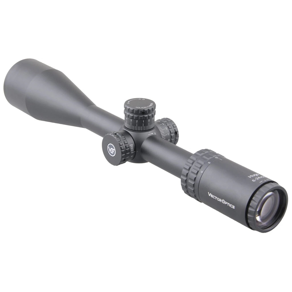 Vector Optics Hugo 6-24x50 Hunting Riflescope 1 Inch 25.4mm Optical Rifle Scope BDC Reticle Fits .22WMR & .308win Shock Proof