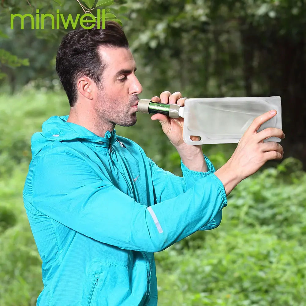 Mini well Portable Camping Water Filter System for Outdoor Emergency Survival Tool