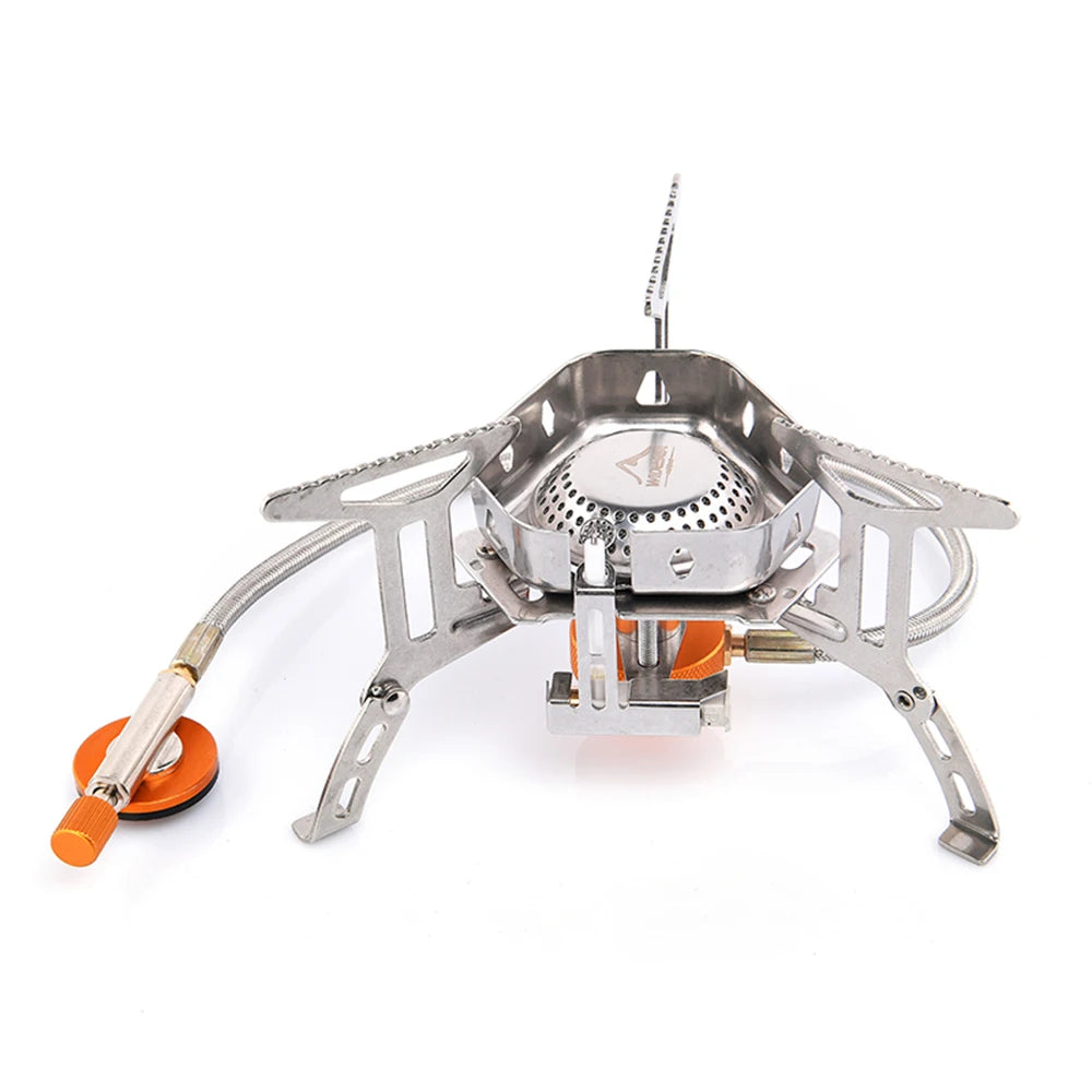 Widesea Camping Wind Proof Gas Burner Outdoor Strong Fire Stove Heater
