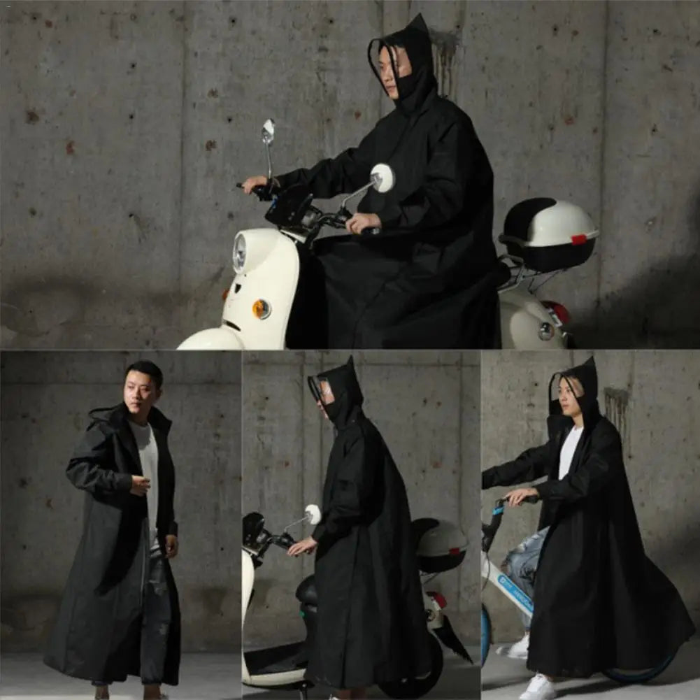 Motorcycle Raincoat Zipper Hooded