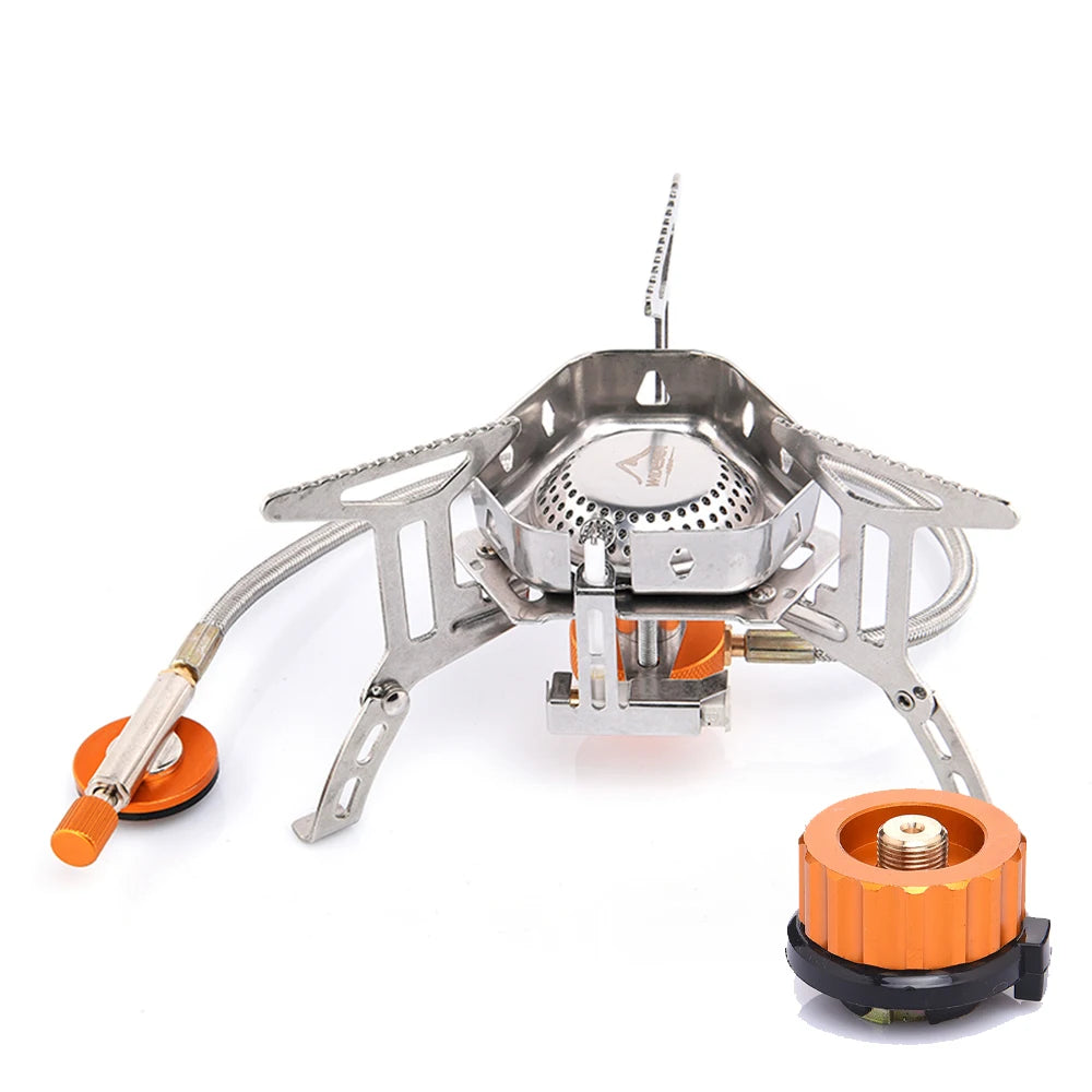 Widesea Camping Wind Proof Gas Burner Outdoor Strong Fire Stove Heater