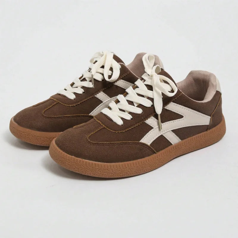 Women's Casual Sneakers, Flat, Lightweight, Comfortable For Fitness, Walking, Skateboarding