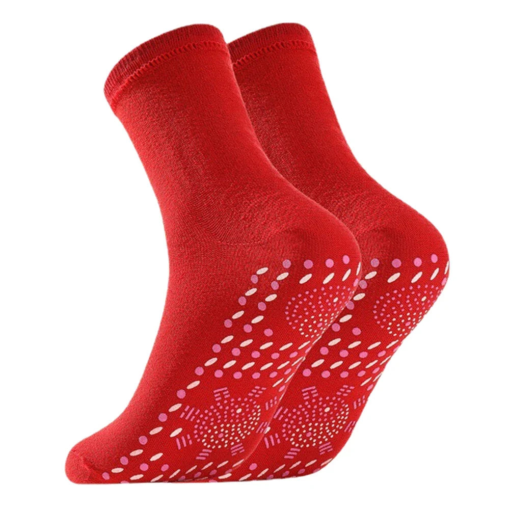 Winter Warm Self-Heating Health Socks Pain Relief Outdoor Anti-Cold Therapy Magnetic Thermal Stockings