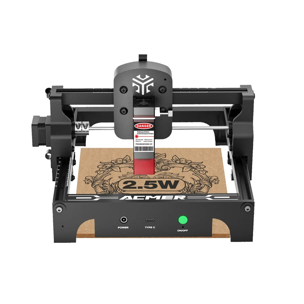 ACMER S1 2.5/3.5/6W Mini Laser Engraver Portable CNC Laser Engraving Machine Cut Woodworking Tool