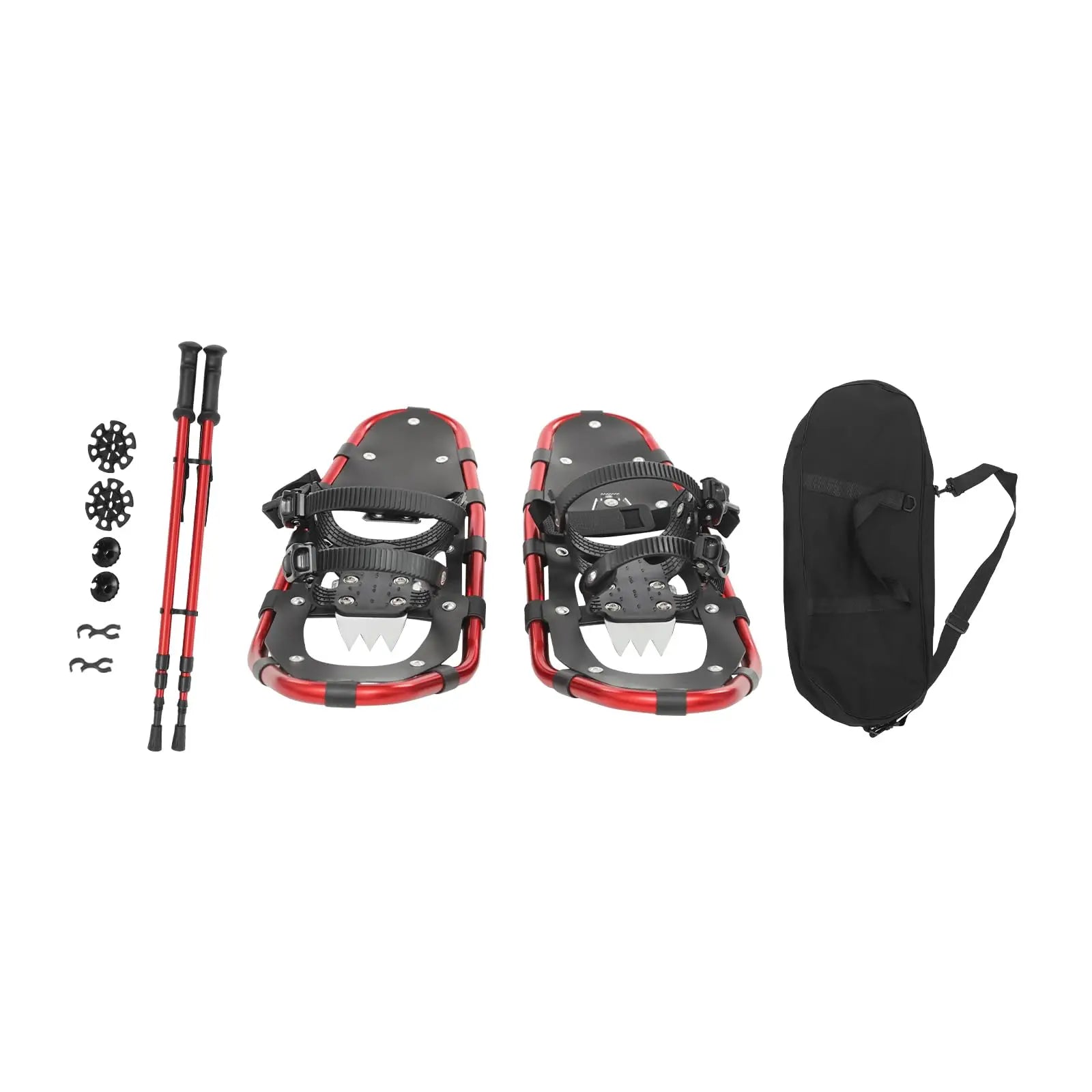 Snowshoes with Adjustable Trekking Poles Bundle