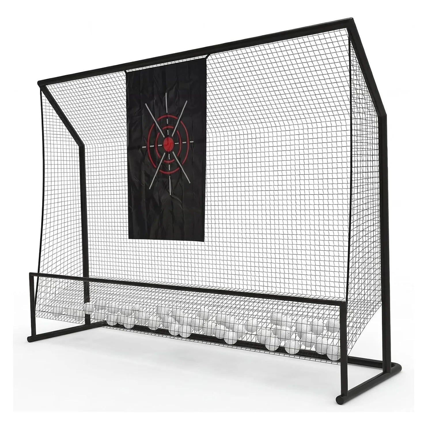 10x7.5FT Golf Practice Net for Indoor and Outdoor Use, Heavy Duty Swing and Chipping Trainer with Aim Cloth