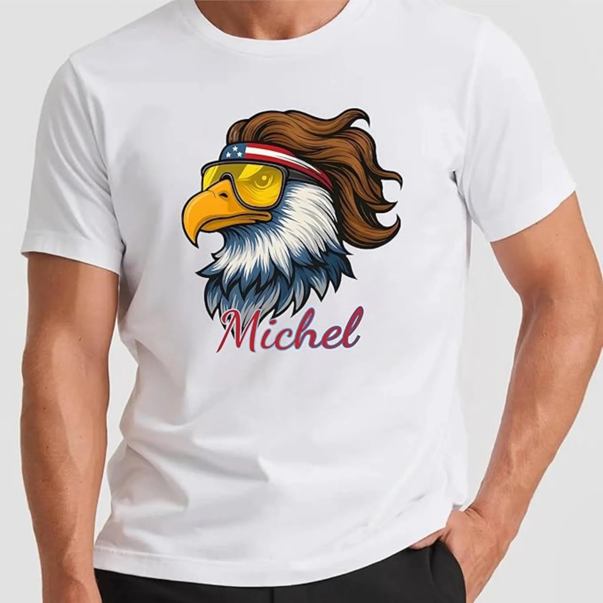 USA American Flag 4th of July Outfit for Men Women Kids,   Eagle Cat Raccoon Funny