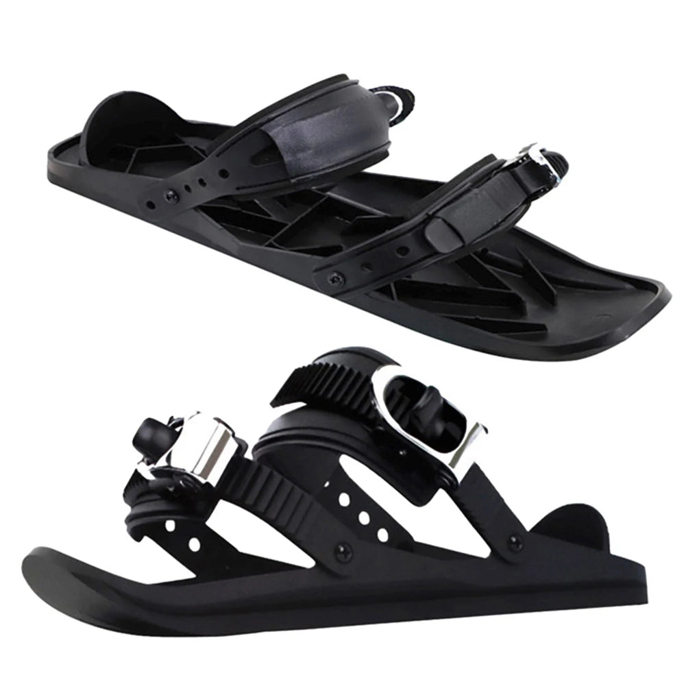 Mini Short Ski Skates Short Mini Skating Ski Shoes Adjuatable Short Shoe Snowblades