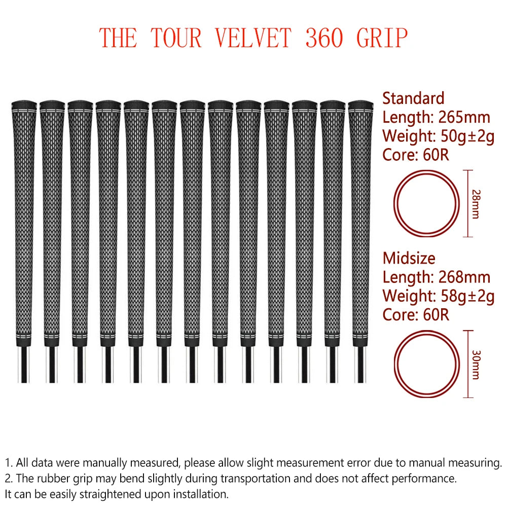 13PCs Golf Grip Rubber Grip Golf Club Grip high Traction Material