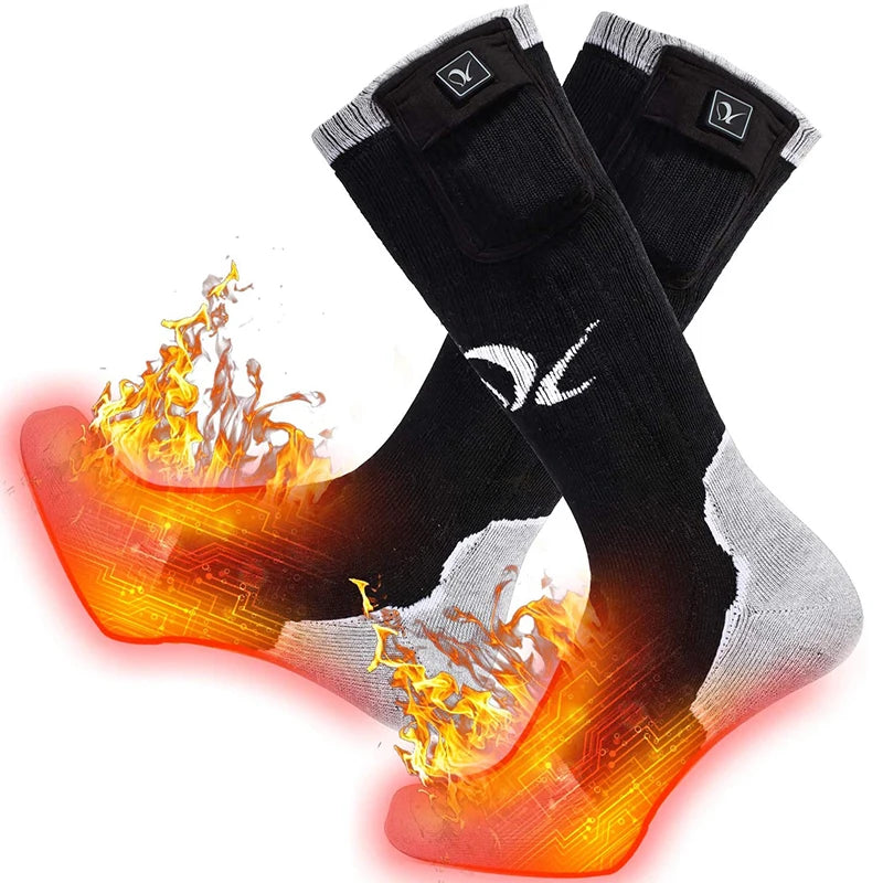 Electric Heated Socks Battery Heated 3 Levels Temperature Control