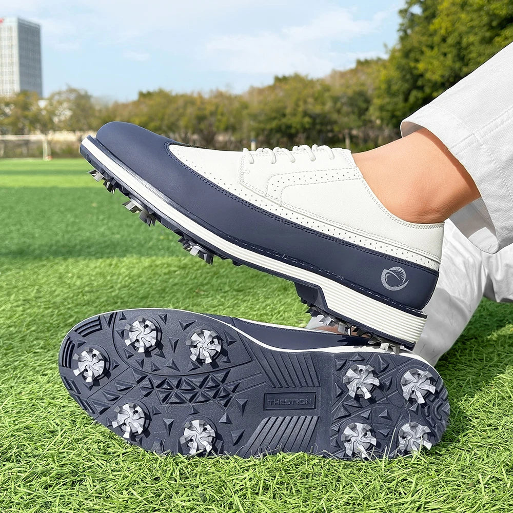 New Golf Shoes Spikes Men Size 7-14 Golf Sneakers Walking Footwears for Golfers
