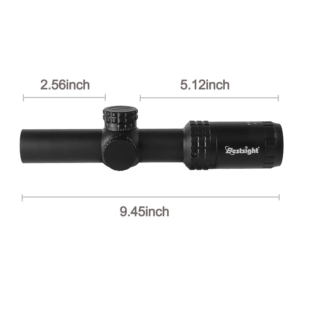 1-5X24 Tactical Optical Rifle Scopes Compact Scope Ar15 Sight