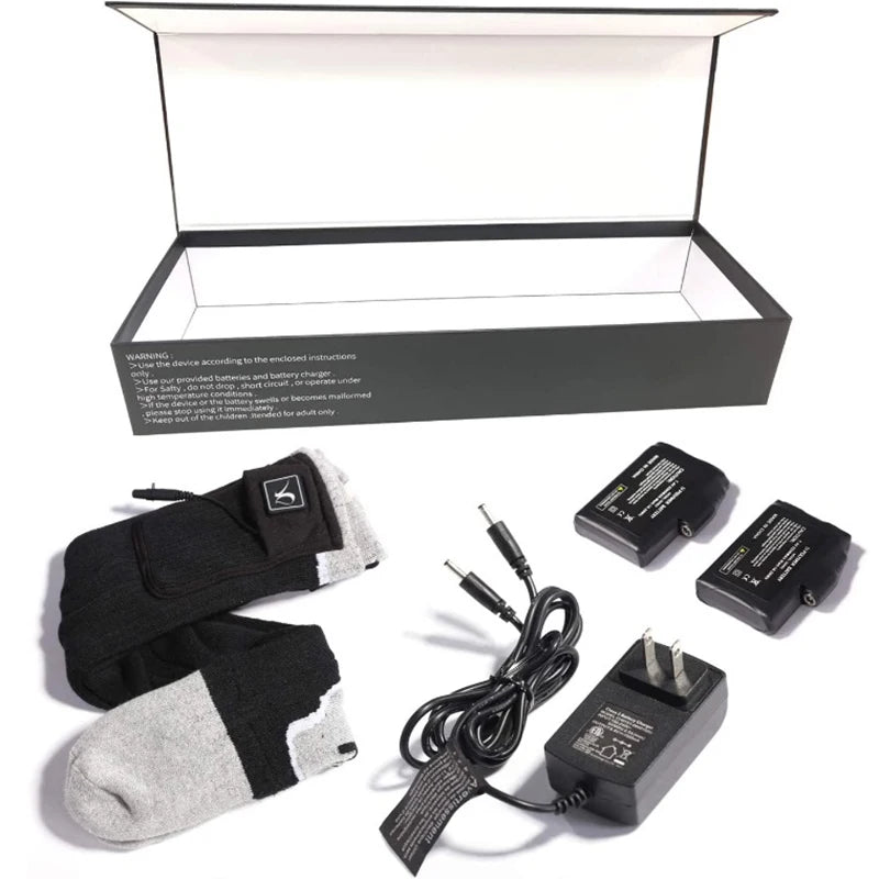 Electric Heated Socks Battery Heated 3 Levels Temperature Control