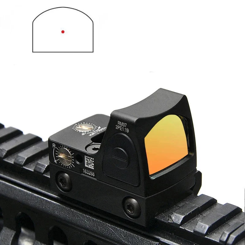Mini MR Red Dot Sight Collimator, fit 20mm Rail for Airsoft / Hunting Rifle