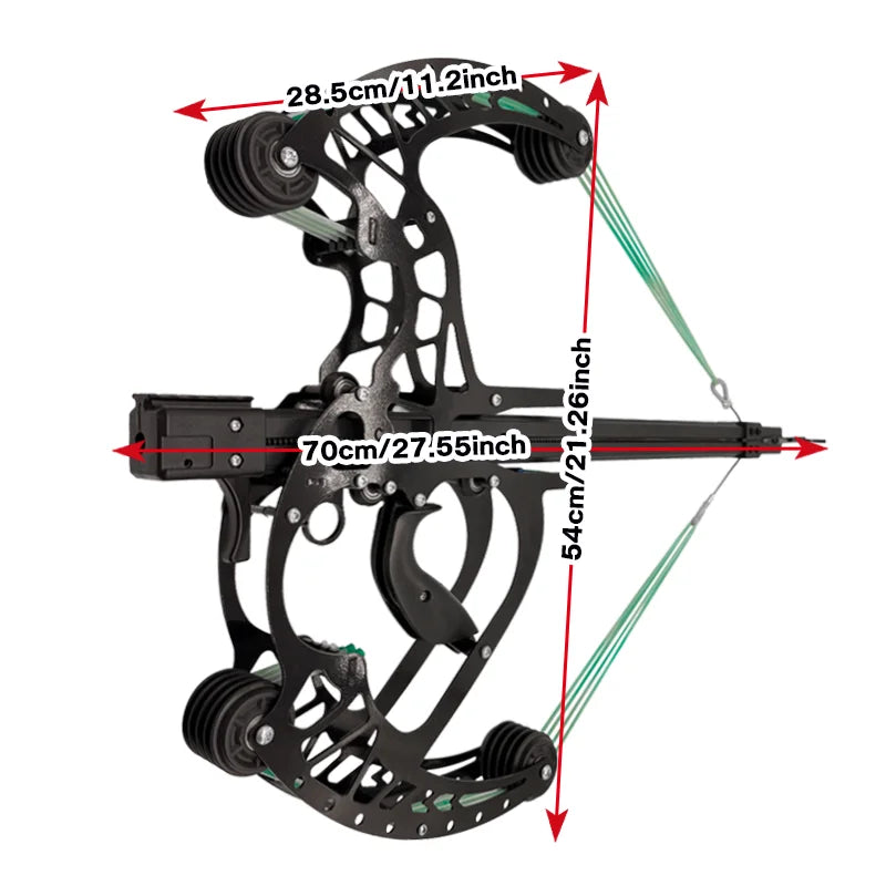 Upgraded Wyvern Gen-3 all-metal compound bow, ideal for practice and hunting