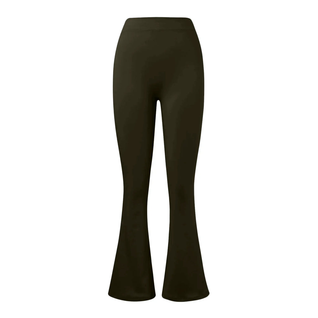 Fashion flared pants women's V back waist sports pants high waist buttocks beautiful buttocks fitness pants