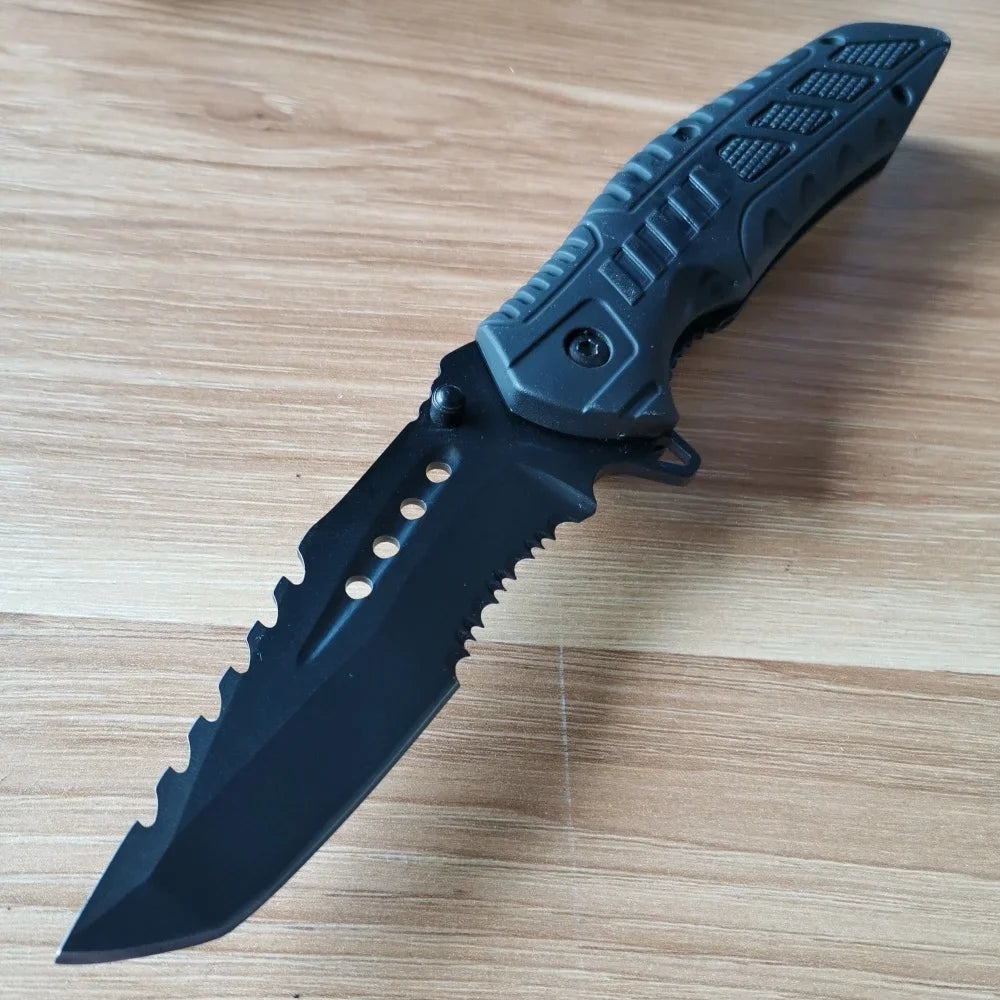 Premium Stainless Steel Knife Set: Fixed & Folding Blades and Rust-Resistant