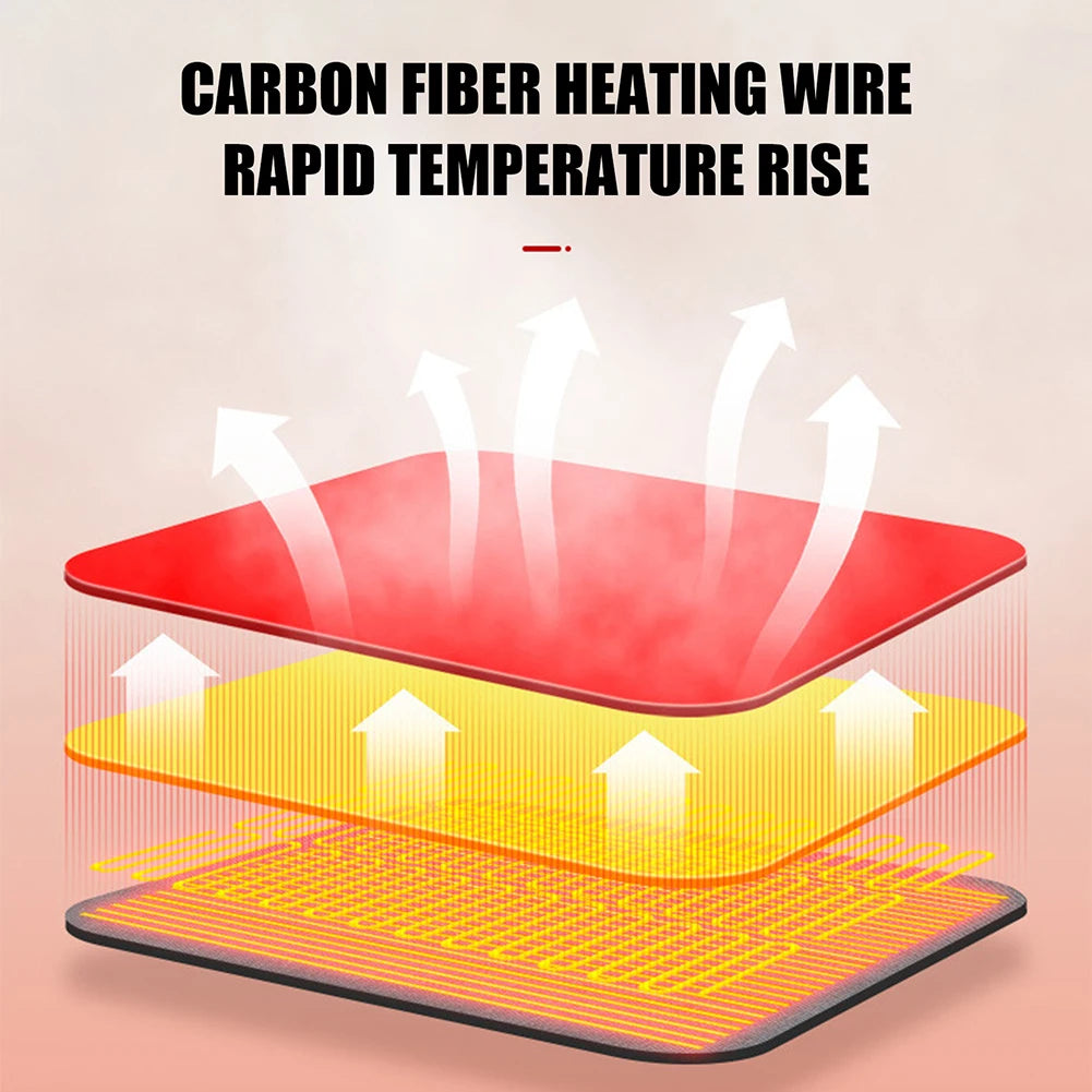 Electric Winter Warm Socks 3.7v Battery Foot Warmer Elastic Comfortable 3 Modes Adjustable