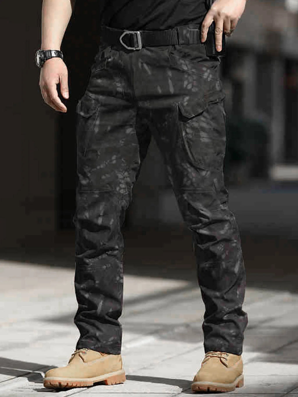 Men Combat Pants With Knee Pads Tactical Cargo Sport Trousers Camouflage Multicam Trekking Hunting Clothes(Not knee pads)