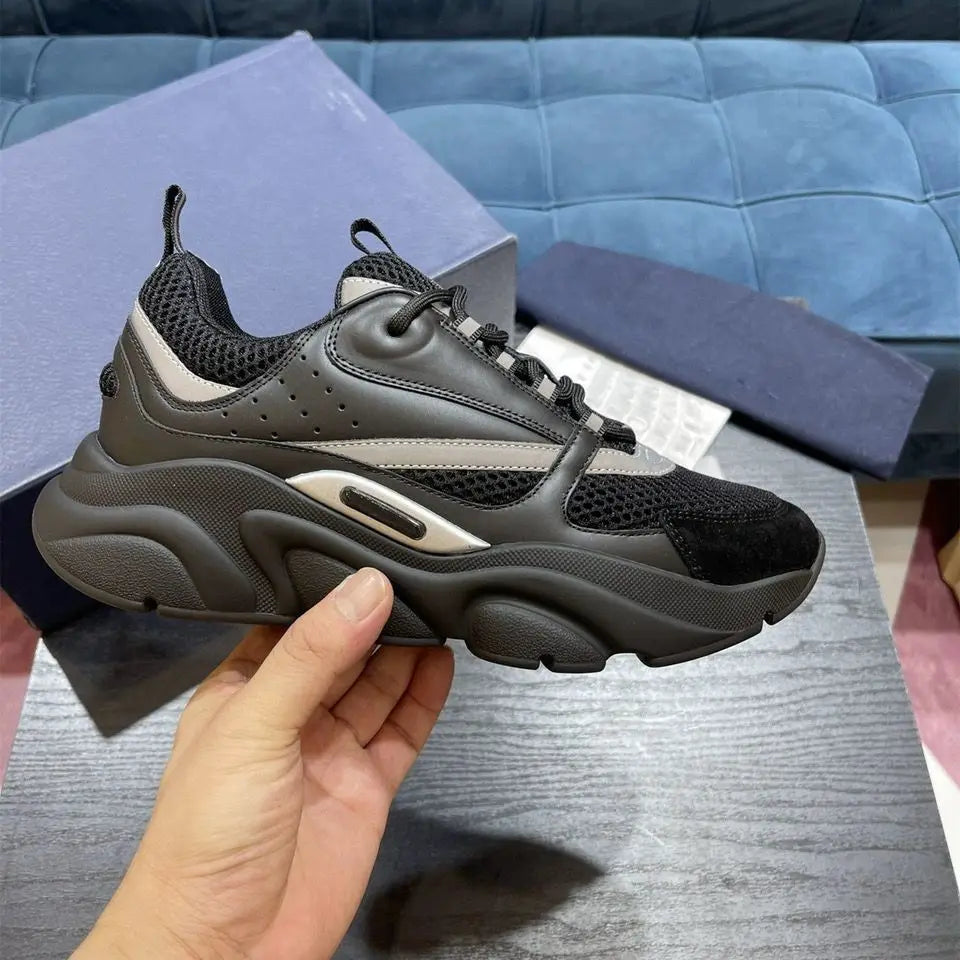 Original Men Running Shoes Women Road B22 Casual Jogging Sneakers Cushioned Stretch Thick-Soled