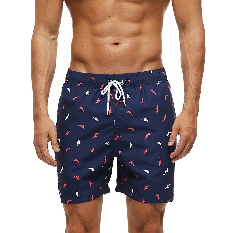 Quick Dry Summer Mens Siwmwear Beach Board Shorts Briefs For Man Swim Trunks