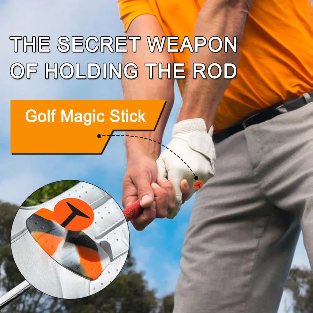 Golf Grip Sticker Reduced Grip Pressure Golf Grip Calibrator with 4 Markers Golf Swing Trainer