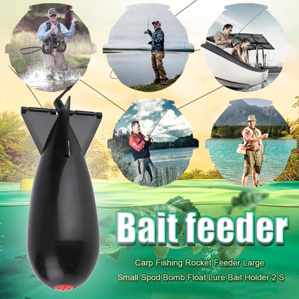 Carp Fishing Feeder Float Rocket Feeders Lure Bait Holder Fishing Tackle Tools