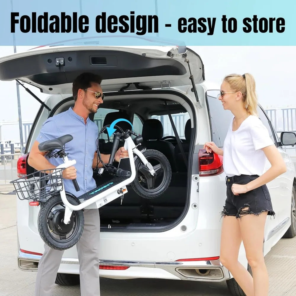 1200W Electric Scooters for Adults 14"Tire,500Wh Battery,30Miles Range,20MPH Top Speed, Adjustable Electric Scooter