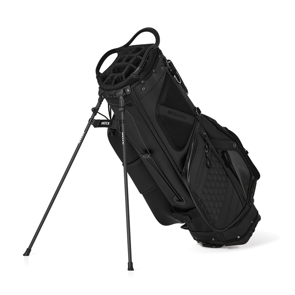 HELIX Lightweight 14 Way Full Length Dividers PU Leather Golf Stand Bag for Men Easy to Clean