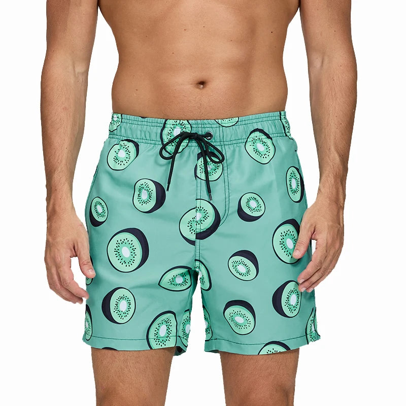 Quick Dry Summer Mens Siwmwear Beach Board Shorts Briefs For Man Swim Trunks