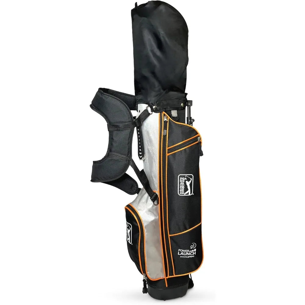 CQYouth Golf Club Set for Ages 8-12 (4’8”-5’2”) and 12+ (5’2”+), Right and Left-Handed Kids Golf Sets