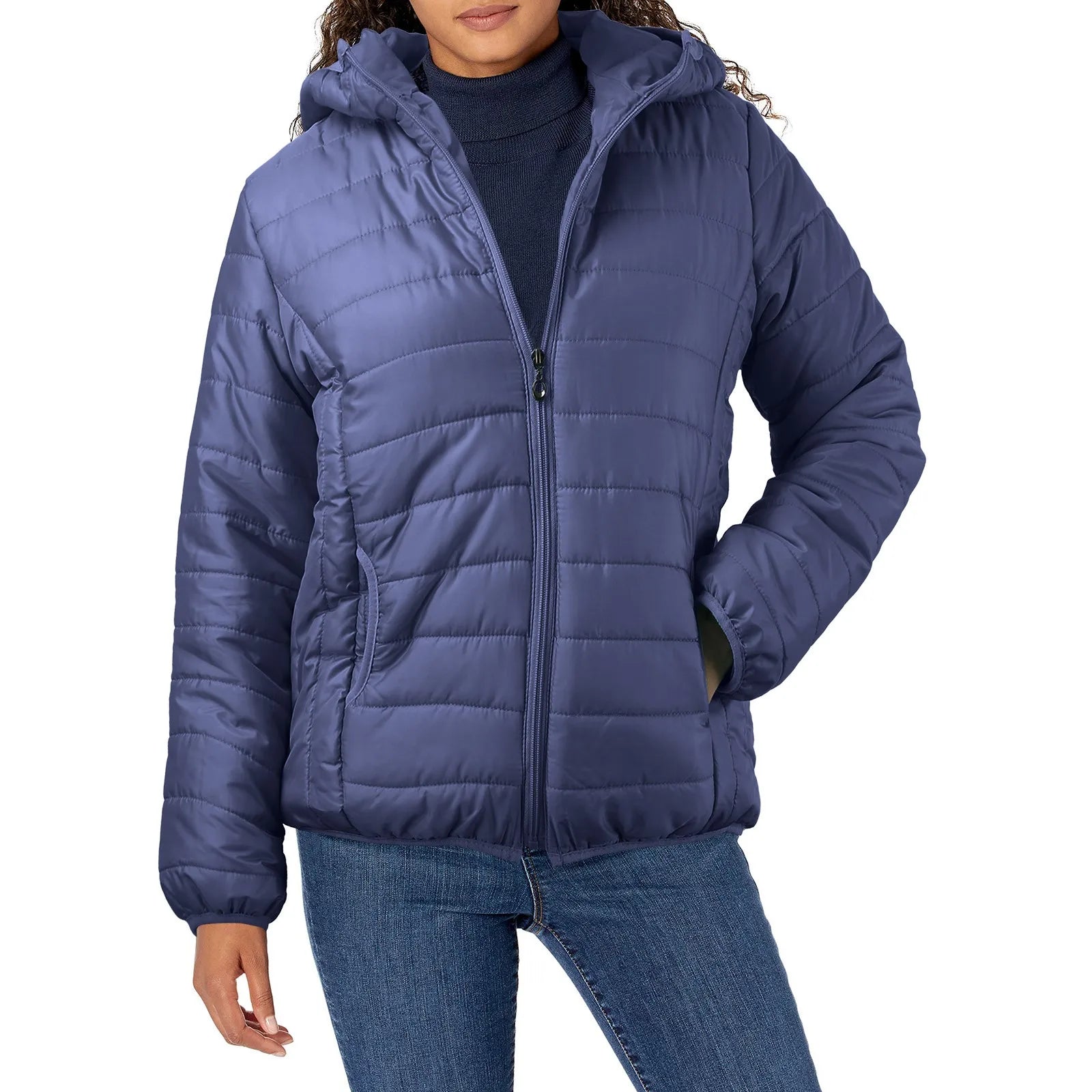 Winter Puffer Parkas Cotton Quilted Jacket Casual Outerwear Female Solid Color Zip Up Down Coat