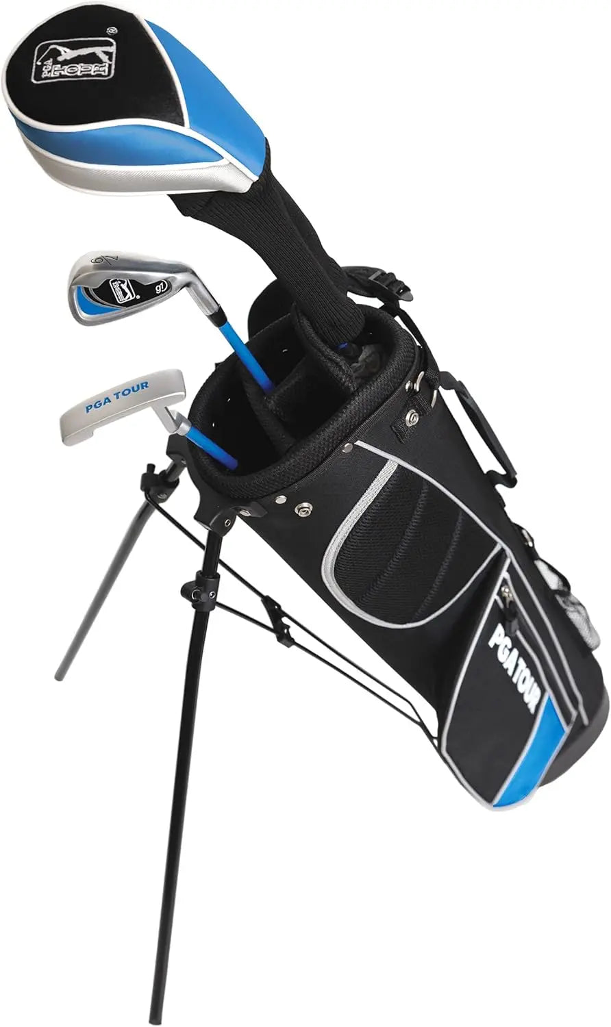 CQYouth Golf Club Set for Ages 8-12 (4’8”-5’2”) and 12+ (5’2”+), Right and Left-Handed Kids Golf Sets