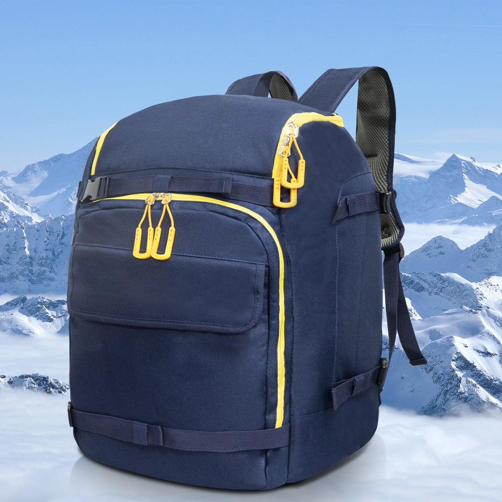WESTTUNE 50L Outdoor Ski Boot Bag Large Capacity Travel Backpack for Accessories