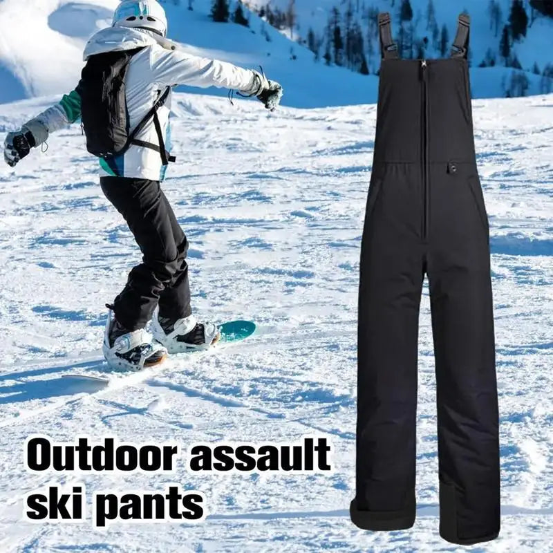 Men Warm Winter Ski Pants Breathable Women's  Waterproof Windproof Male Snowboard Bib Adult Suspenders Snow Pants Overalls