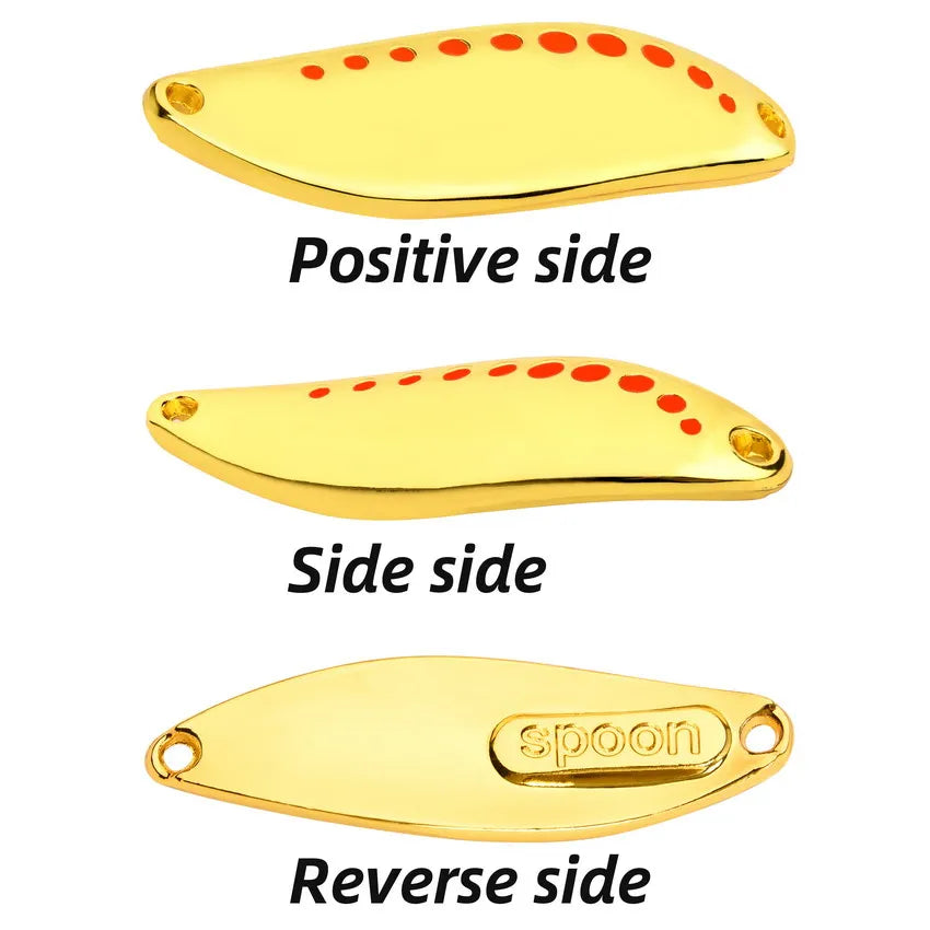 4pcs Metal Vib Leech Spinners Spoon Lures 2.5g-25g Artificial Bait Pesca Fishing Lure Hook Tackle Set for Bass Pike Perch