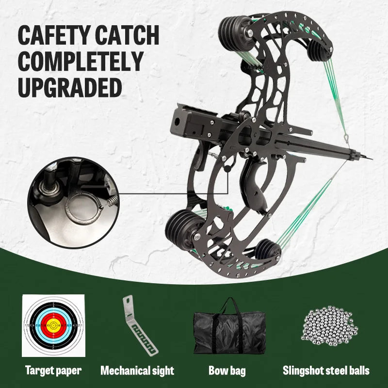 Upgraded Wyvern Gen-3 all-metal compound bow, ideal for practice and hunting