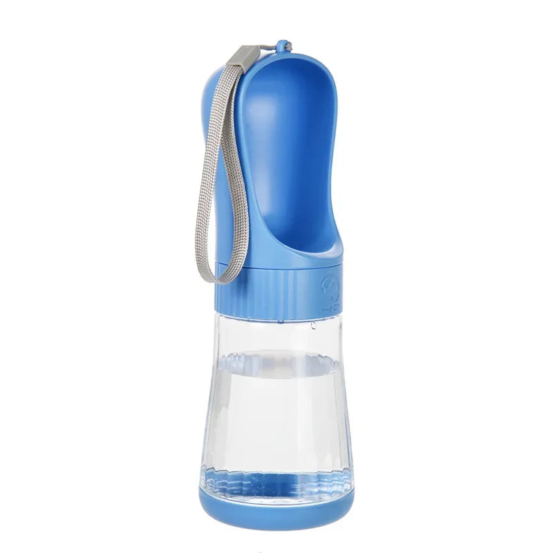 320ML Portable Dog Water Bottle With Food Container Travel 2 in 1 Pet Water Dispenser