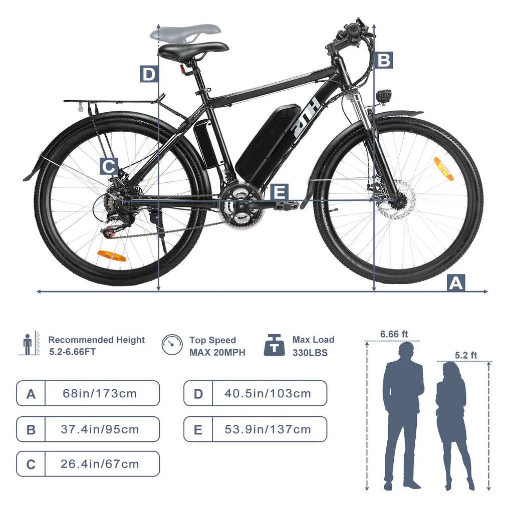 48V Electric Bike for Adults,
