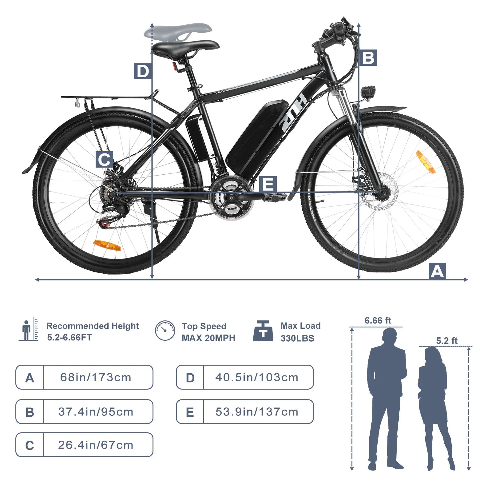 48V Electric Bike for Adults,