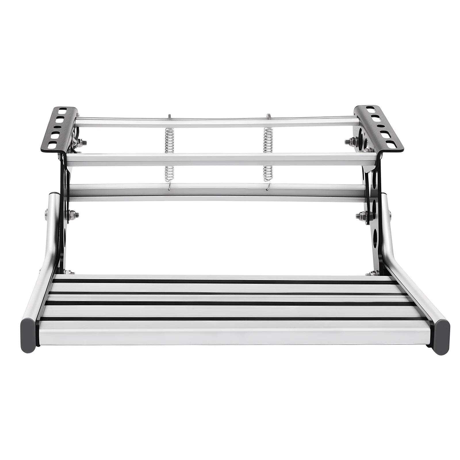 Folding RV Step, 44cm Manual RV Step with LED Light, Loading 150kg Telescopic