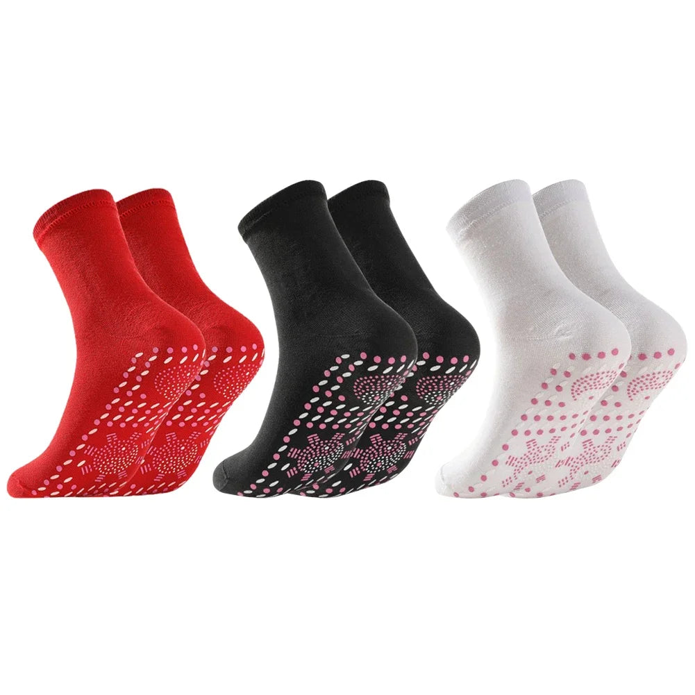 Winter Warm Self-Heating Health Socks Pain Relief Outdoor Anti-Cold Therapy Magnetic Thermal Stockings
