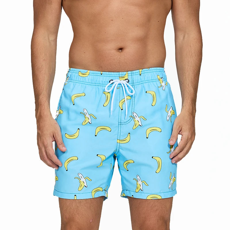Quick Dry Summer Mens Siwmwear Beach Board Shorts Briefs For Man Swim Trunks