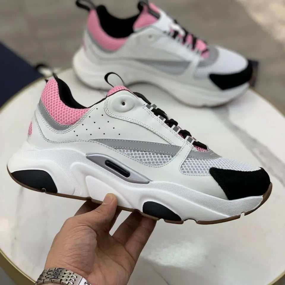 Original Men Running Shoes Women Road B22 Casual Jogging Sneakers Cushioned Stretch Thick-Soled
